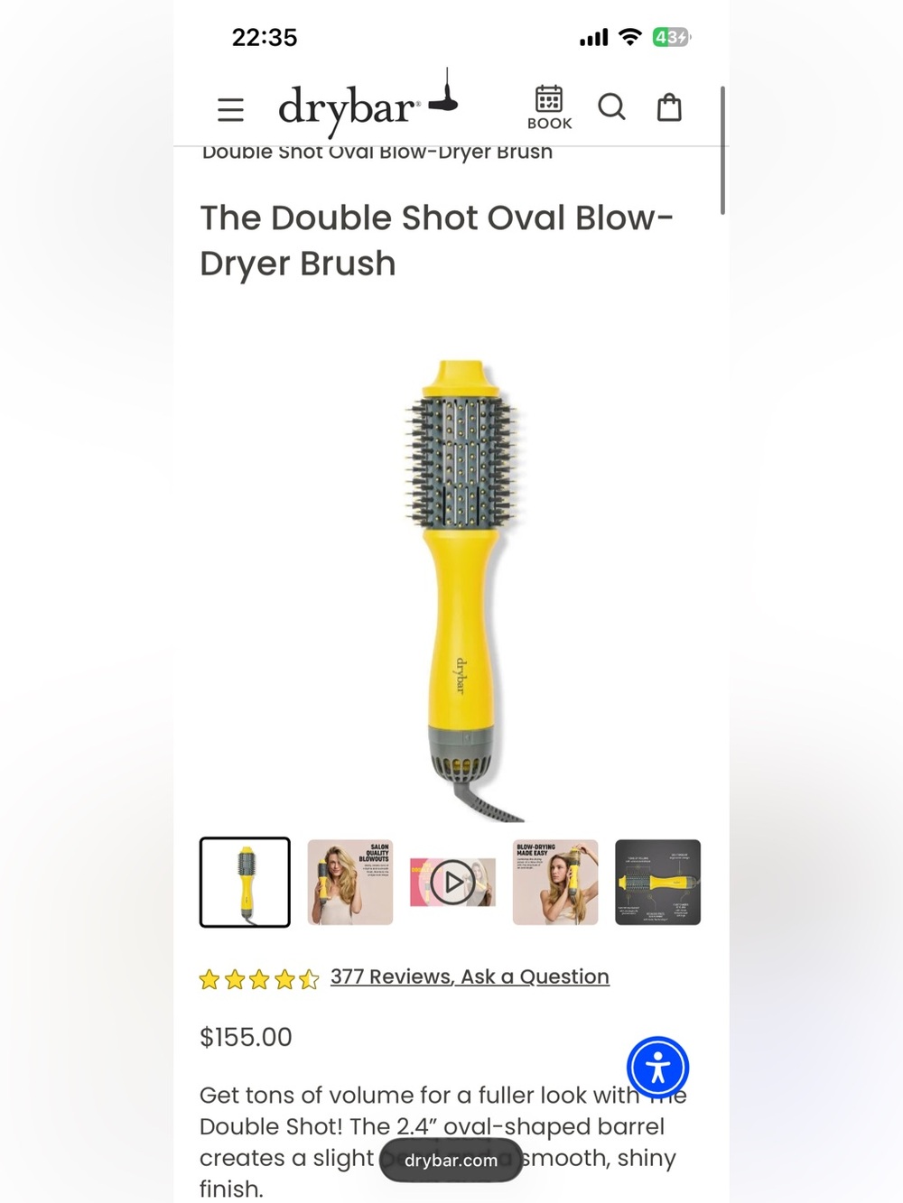 DryBar Blow Dryer Brush